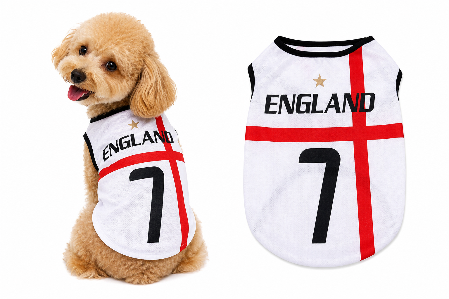 England Dog Jersey – World Cup 2026