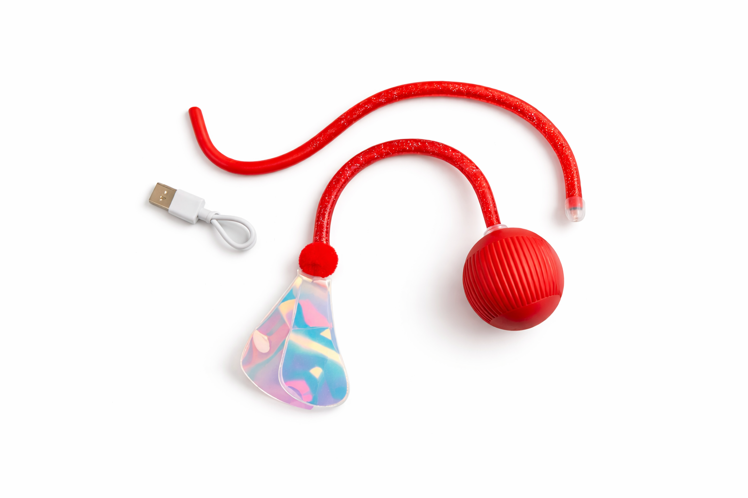 Automatic Interactive Rolling Ball - Feather Tail