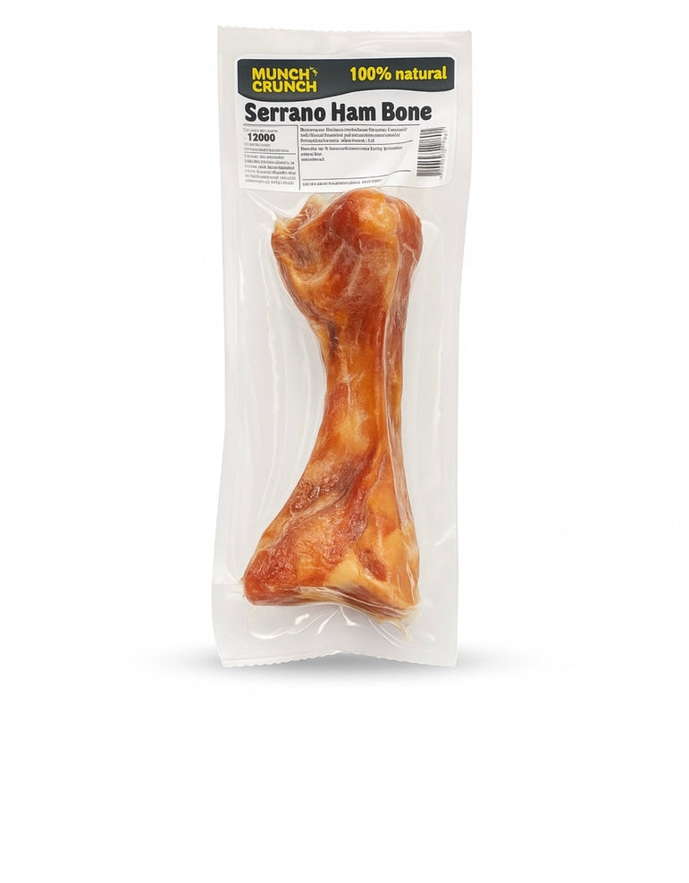 Munch & Crunch Serrano Ham Bone – 100% Natural Dog Treat