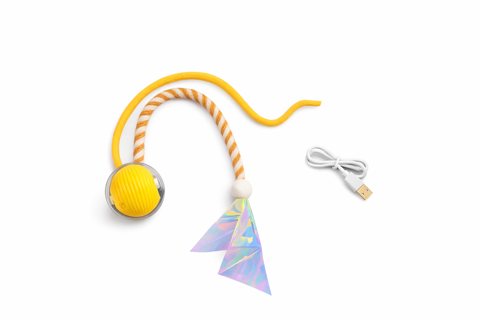 Automatic Interactive Rolling Ball - Feather Tail