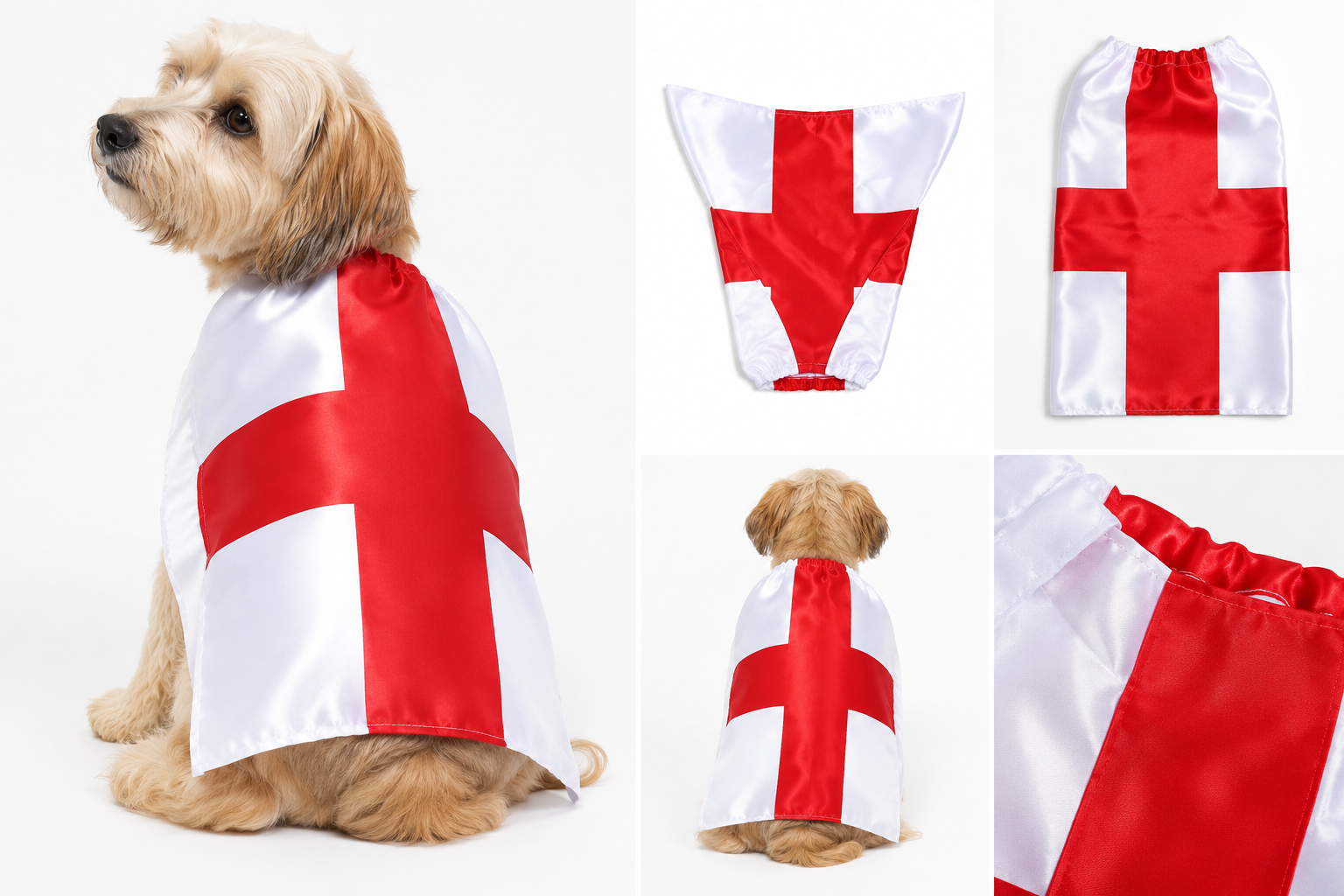 Pre-Order: England St George’s Cross Dog Cape