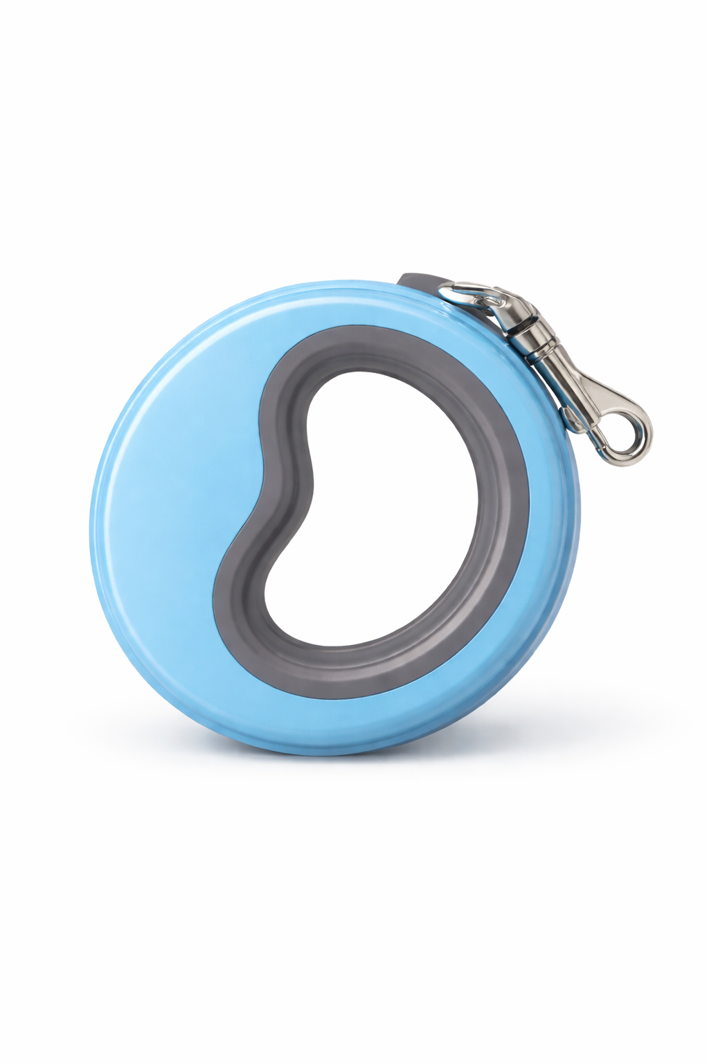 Round Retractable Dog Leash - Blue