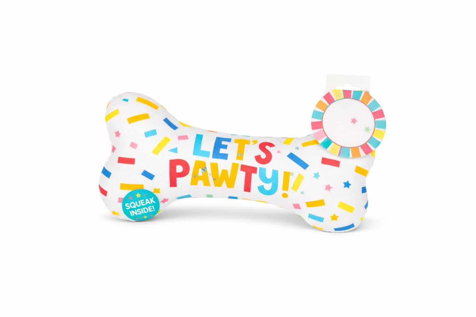 “Let’s Pawty” Plush Birthday Toy