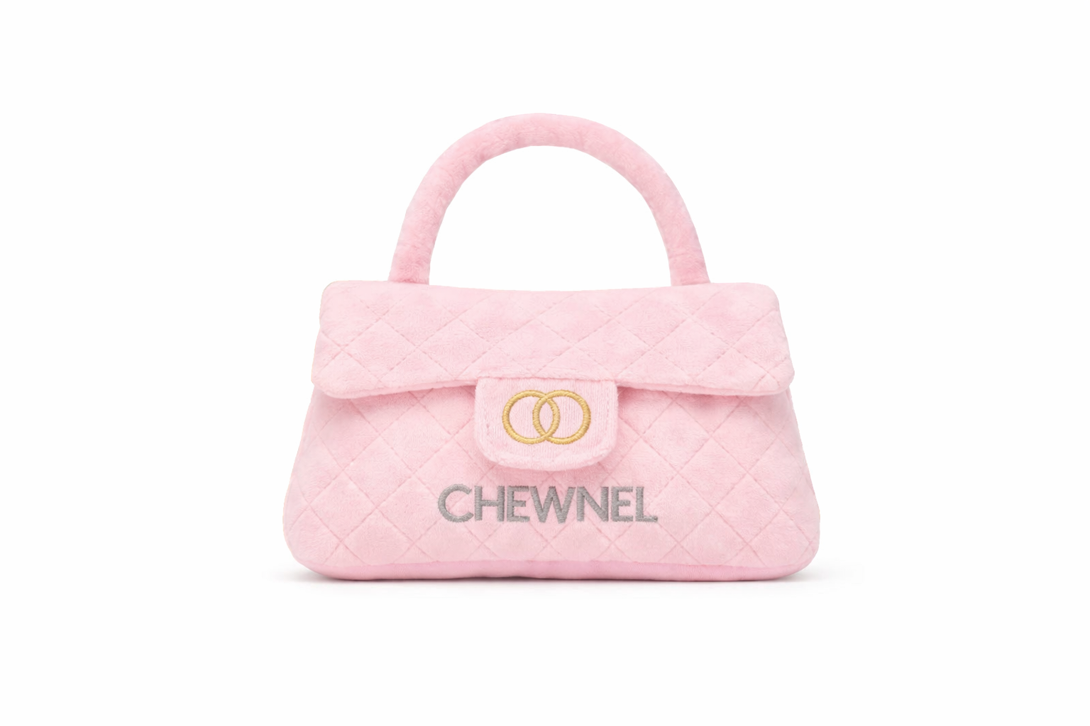 Pink Handbag Fashion Inspired Dog Toy