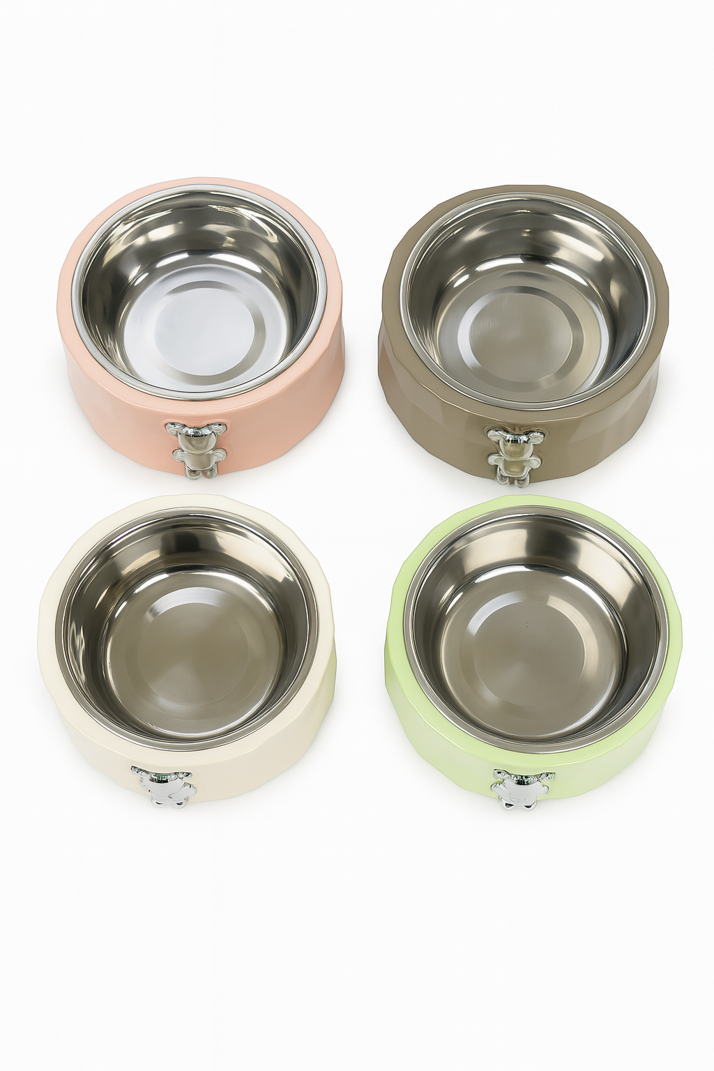 Teddy Icon Bowls (Pair)