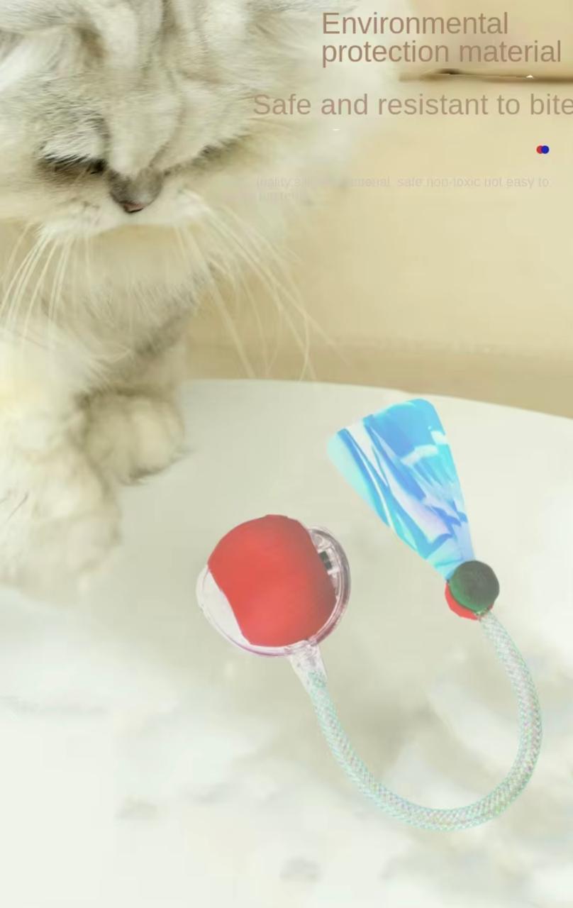 Automatic Interactive Rolling Ball - Feather Tail